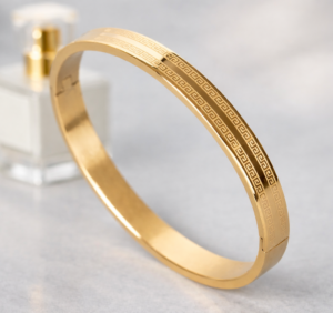 Elegant Gold-Tone Designer Bracelet