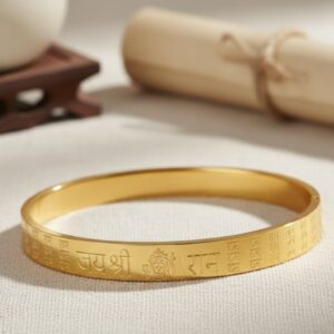 Jai Shri Ram Golden Bracelet